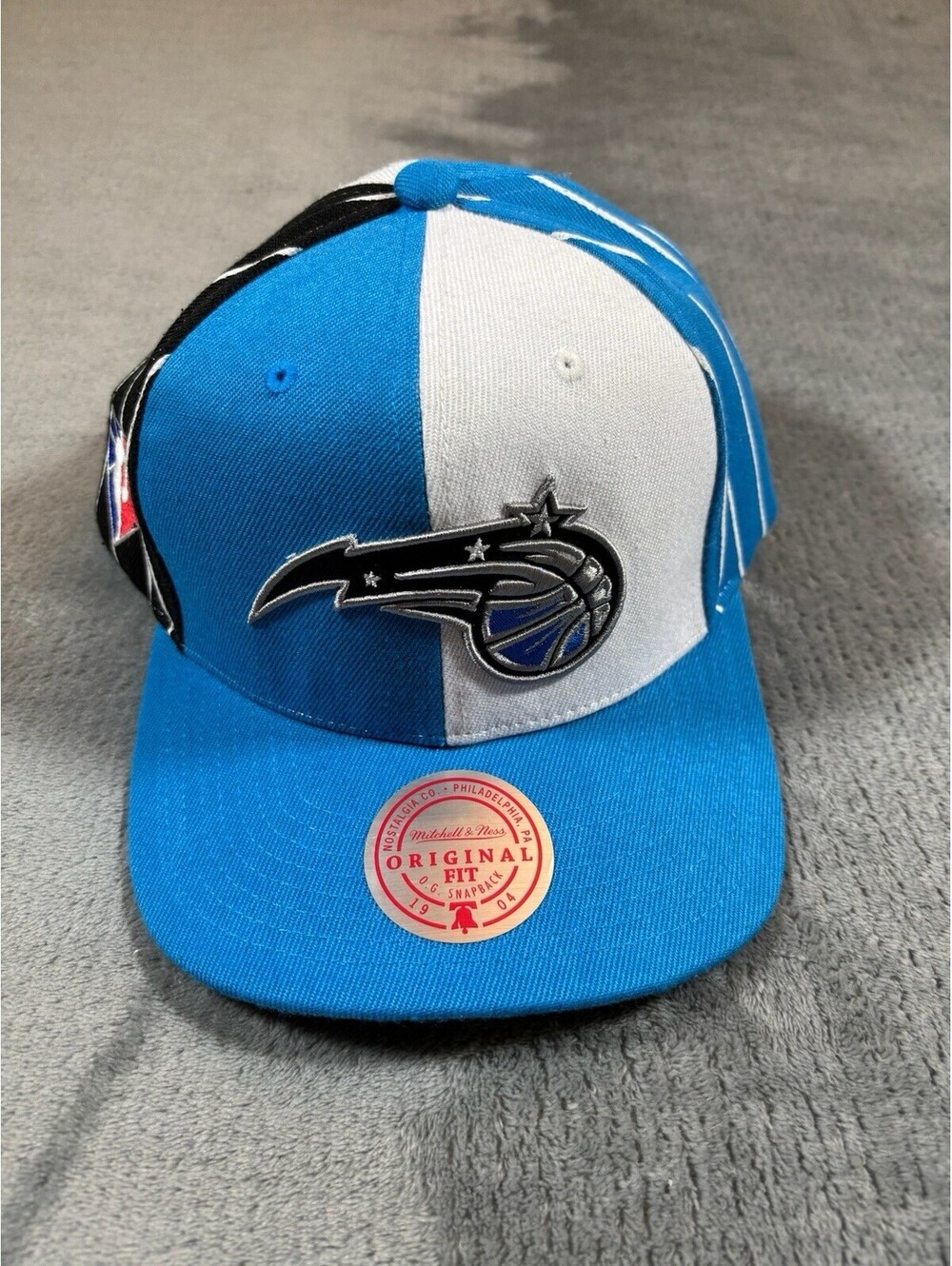 Mitchell & Ness Orlando Magic Hat Throwback Retro Blue White NBA Snapback